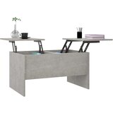 vidaXL Klubska mizica betonsko siva 80x50x42,5 cm konstruiran les | Shoptok.si