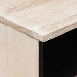 TV ormar s ladicama Bijelo 100 x 33 5 x 46 cm Čvrsto drvo manga - Bijelo | shoptok.hr