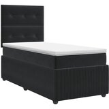  Boxspring krevet s madracem Crna 80 x 200 cm Baršun | shoptok.hr