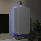  Zidni TV ormarić s LED svjetlima bijeli 40,5 x 35 x 80 cm | Eponuda.com