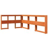  Krevet s regalom za knjige bez madraca 120 x 190 cm od borovine | shoptok.hr