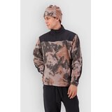 Mons Royale Pileup Wool 1/4 Half-Zip Pulover iz flisa mtn camo orange Cene