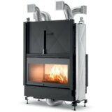 Palazzetti kaminski vložek na drva ecomonoblocco wt 16:9 N13 double sides - naravni vlek | Shoptok.si