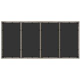  9-delni vrtni jedilni set svetlo sivo poli ratan, (22015301) | Shoptok.si