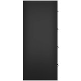  Komoda s 4 ladice 60 x 30,5 x 71 cm crna | Eponuda.ba