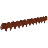 vidaXL Robovi trave 20 pcs 103 x 15 cm Jeklo Rjav, (5000301541) Cene