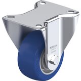 Blickle Fiksno kolo iz jeklene pločevine BK-ALBS, kolo s Ø 80 mm, nosilnost 230 kg, mere ploščice 100 x 85 mm | Shoptok.si