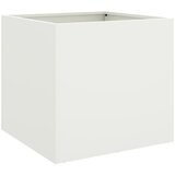 Maison Chic Cvetlično korito - Cvetlični Lonec belo 42x40x39 cm jeklo, (21789100) Cene