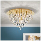 Orion DLU 2516/45 - Kristalno stropno svetlo CELESTE 6xG9/40W/230V, prečnik 45 cm, zlatna Cene