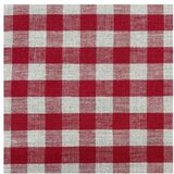 Linen Tales Crvena lanena okrugla prostirka za ispod božićnog drvca ø 125 cm Red Gingham – | shoptok.hr