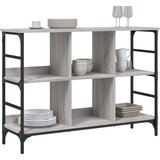  Komoda siva boja hrasta 102 x 32 x 73,5 cm konstruirano drvo | Eponuda.com