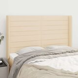  Uzglavlje s ušima krem 147x16x118/128 cm od tkanine | shoptok.hr