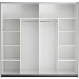 CARRYHOME OMARA Z DRSNIMI VRATI, barve grafita, barve hrasta | Shoptok.si