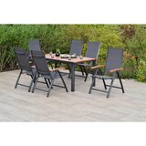 Gardenson VRTNA GARNITURA TOBLINO aluminij barve grafita, siva | Shoptok.si