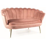 Molarem Home dvosjed Camellia 2 - baršun - ružičasta | shoptok.hr