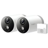 Tp-link brezžična zunanja nadzorna kamera Tapo C400S2 3,15mm dnevna/nočna WiFi FHD črno/bela | Shoptok.si