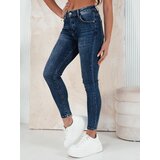 DStreet Spodnie damskie jeansowe LACOY niebieskie | shoptok.hr