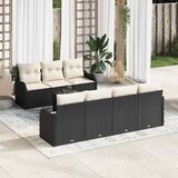 Sjedeća garnitura za vrt Crna 55 x 55 x 37 cm poliratan | shoptok.hr