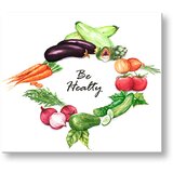  Slike na platnu sa tekstom Be healthy (moderne slike sa) | shoptok.hr