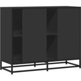  Komoda crna 92x35x76 cm od konstruiranog drva | Eponuda.com