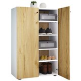 MID.YOU Omara Za Čevlje Lona Xl, Bela, Barva Hrasta | Shoptok.si