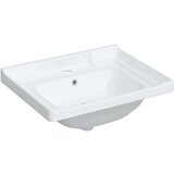 vidaXL Kupaonski umivaonik bijeli 61 x 48 x 23 cm pravokutni keramički | shoptok.hr