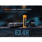Fenix PD36RACE - led prigušiva punjiva baterijska lampa led/usb 5000mAh IP68 3000lm 63,45h crna | Eponuda.com
