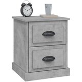  Noćni ormarići 2 kom boja betona 39x39x47,5cm konstruirano drvo | shoptok.hr
