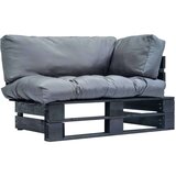  Sofa od paleta od borovine sa sivim jastucima | shoptok.hr