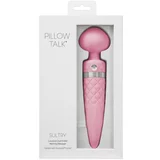 Pillow Talk Sultry - ogrevan vibrator z dvojnim motorjem (roza)