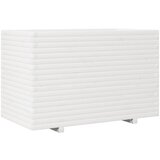 vidaXL Vrtno cvetlično korito belo 110x60x72 cm trdna borovina - - Bela - 50.3 - 110 x 60 x 72 cm - 2025--TOPSELLER | Shoptok.si