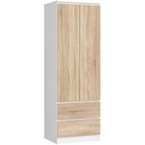 AKORD OMARA ZVEZDA S 60 cm 2 VRATA 2 Predala PK BELO / SONOMA, (21713799) | Shoptok.si
