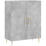 Maison Chic Komoda - Predalnik betonsko siva 69,5x34x90 cm inženirski les, (21721620) Cene