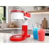 Verk 07555 aparat za granitu i slushy 30 W, drobilica leda + posuda – crveno-bijeli | shoptok.hr