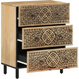  Bočni ormarići 2 kom 60 x 33 x 75 cm od masivnog drva manga | shoptok.hr