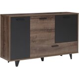 CARRYHOME KOMODA, črna, barve hrasta | Shoptok.si