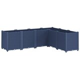  Vrtna sadilica plava siva 160 x 120 x 53 cm PP | shoptok.hr