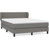 The Living Store Box spring postelja z vzmetnico temno siva 140x200 cm blago - Box Spring Postelja, (21521406) | Shoptok.si