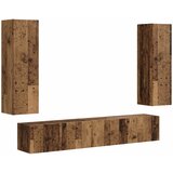  Set TV komoda 3 kom. Staro drvo | shoptok.hr