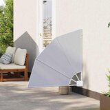  Zaslon za privatnost na balkonu 115 x 115 cm Poliester Siva | shoptok.hr