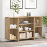 vidaXL s policom hrast artisan 120 x 30 x 75 cm Konstruirano drvo | shoptok.hr