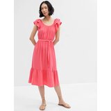 GAP Muslin midi dress with frills - Women Cene