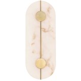 Nova Luce Krem/mjedena LED zidna lampa u kamenom dekoru Aider – | shoptok.hr