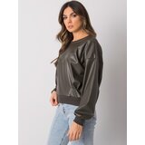RUE PARIS Sweatshirt-RV-BL-7352.52-dark khaki | Shoptok.si
