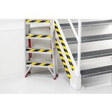 Durable Profil za zaščito robov, tip E8R, profil 1 m, zaokrožena izvedba, ŠxV 40 x 40 mm, rumene / črne barve | Shoptok.si