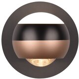 Trio Select Crna/u bakrenoj boji LED zidna lampa ø 10 cm Orbit – | shoptok.hr