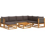  Vrtni set od 8 dijelova s jastucima, akacija i uže | shoptok.hr