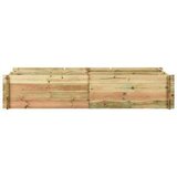 vidaXL Dvignjeno vrtno cvetlično korito borovina 197x100x40 cm | Shoptok.si