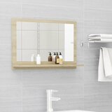 vidaXL kopalniško ogledalo sonoma hrast 60x10,5x37 cm iverna plošča, (20801568) | Shoptok.si