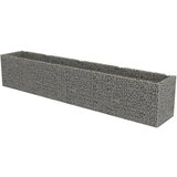 Furnova Visoka greda gabion pocinkano jeklo 540x90x100 cm, (21920186) | Shoptok.si